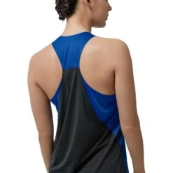 On Running On Tank-T Dames Hardloopshirt - Indigo & Black -On Running Winkel 357226 05 d 767851