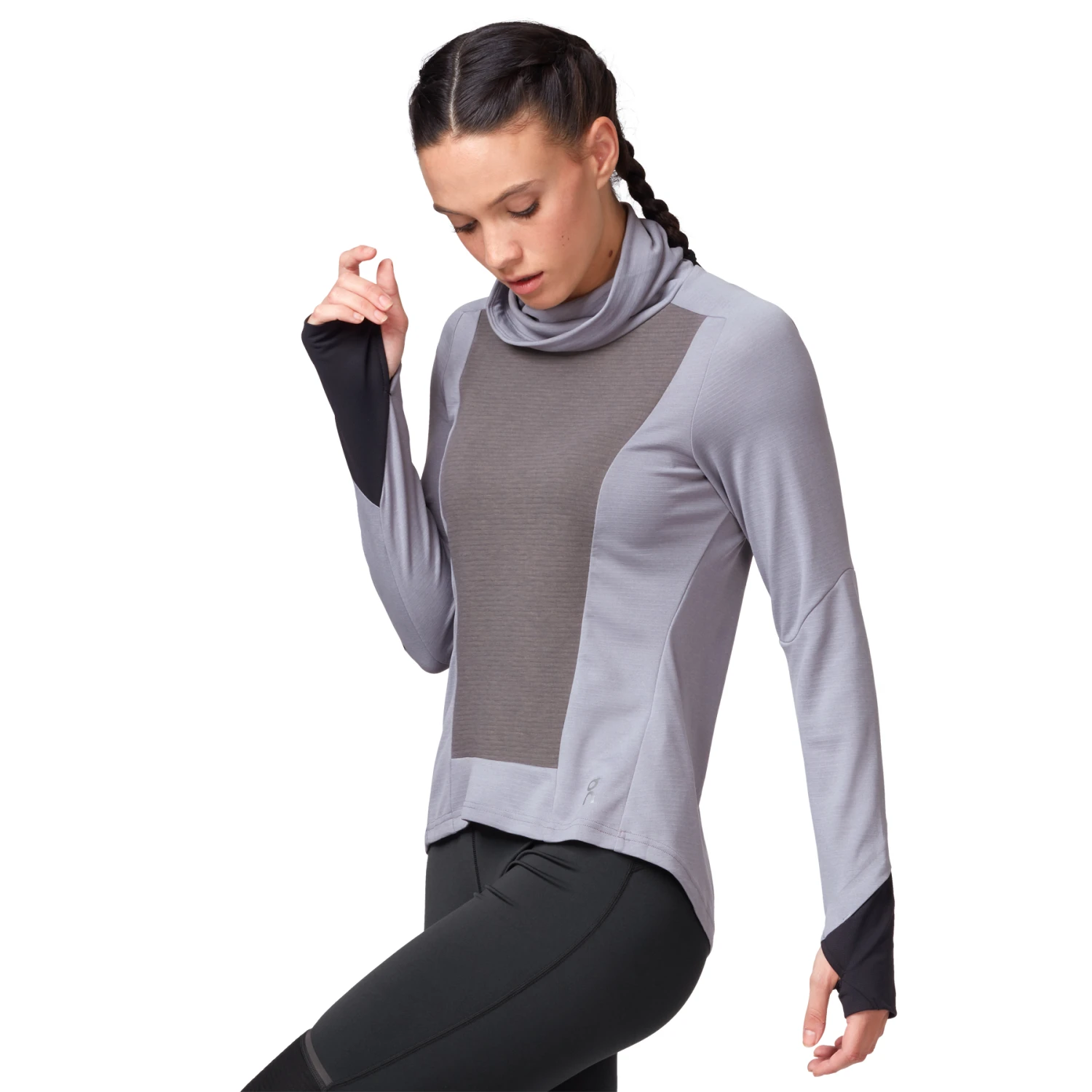 On Running On Weather Shirt Women - Fossil & Rock 3 On Running On Weather Shirt Women - Fossil & Rock
