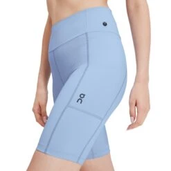 On Running On Active Shorts Dames - Black & Stratosphere -On Running Winkel on active shorts women black stratosphere 4 1443256