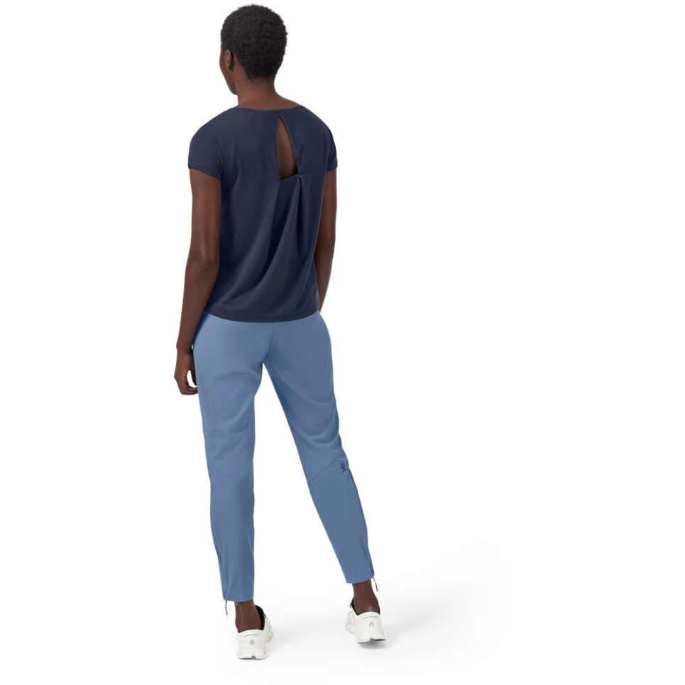 On Running On Active-T Breathe Dames T-Shirt - Navy 5 On Running On Active-T Breathe Dames T-Shirt - Navy - Afbeelding 3