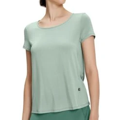 On Running On Active-T Breathe Dames T-Shirt - Moss -On Running Winkel on active t breathe women t shirt moss 6 1425256