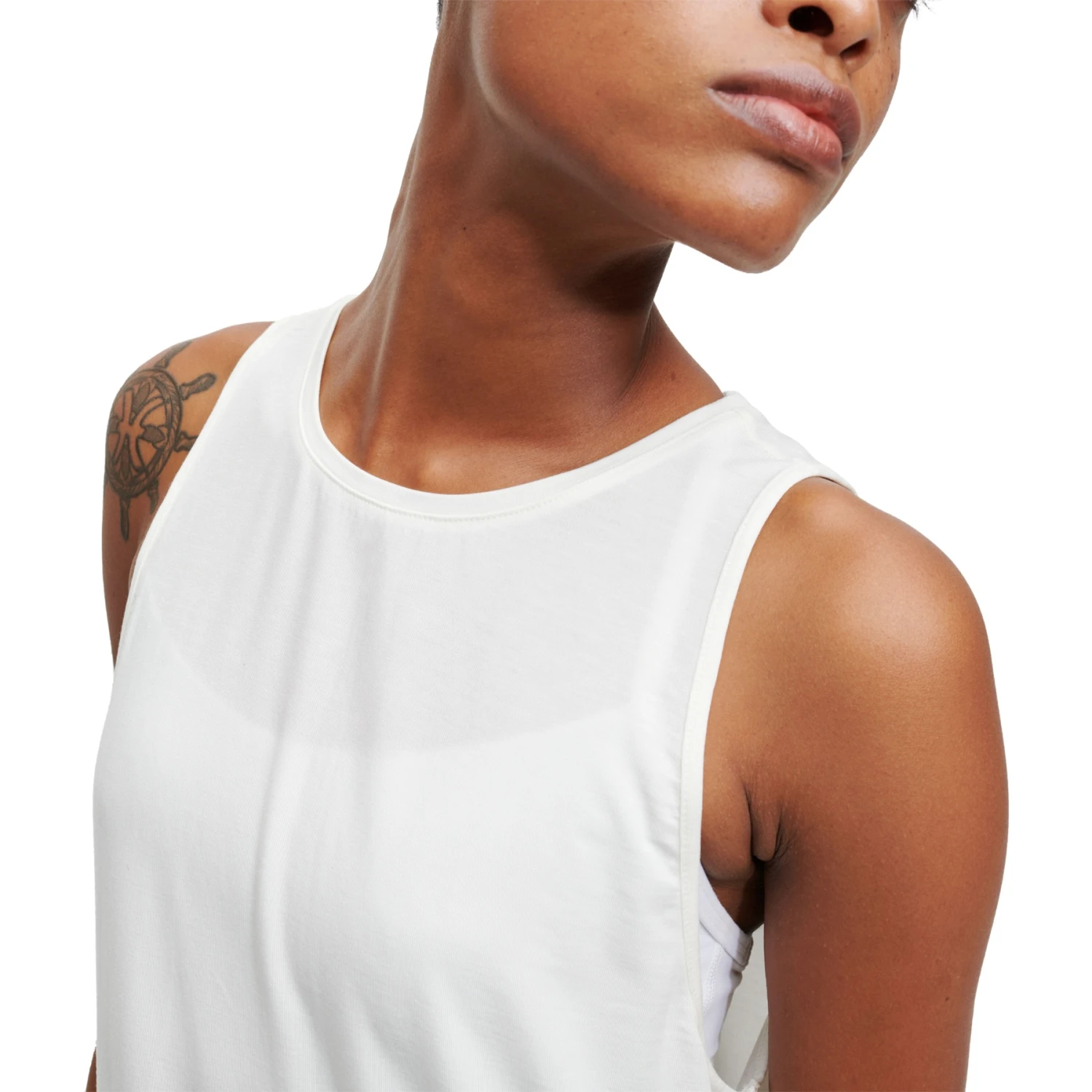 On Running On Active Tank Dames Hardloopshirt - White 6 On Running On Active Tank Dames Hardloopshirt - White - Afbeelding 4