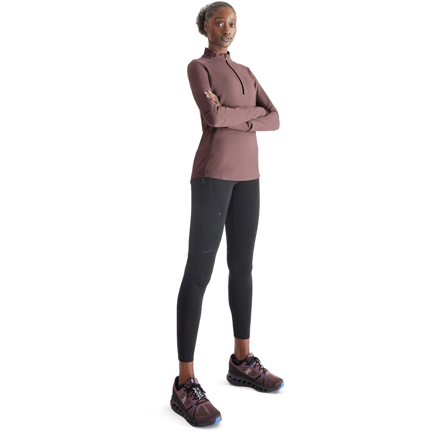 On Running On Climate Dames Shirt Met Lange Mouwen - Grape 5 On Running On Climate Dames Shirt Met Lange Mouwen - Grape - Afbeelding 3