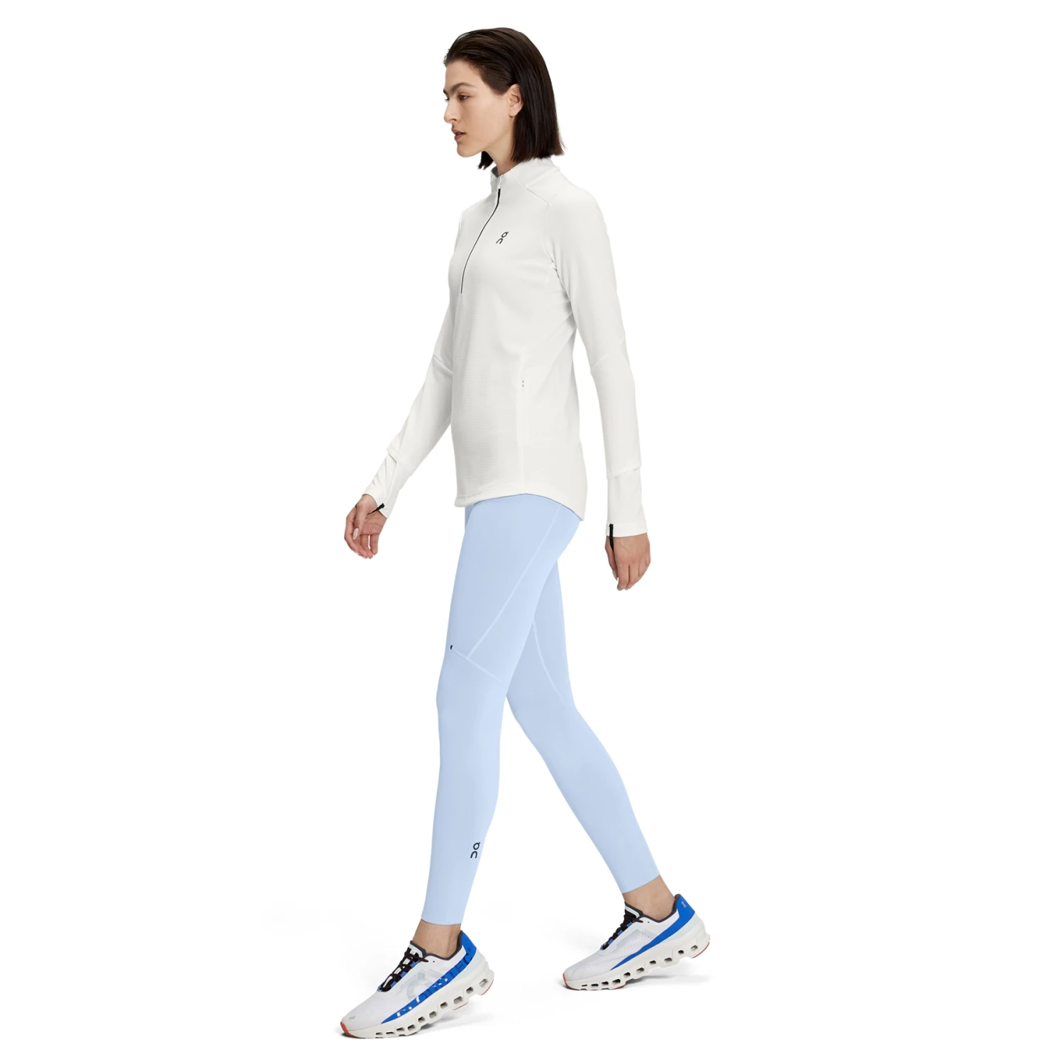 On Running On Climate Dames Shirt Met Lange Mouwen - Undyed-White 4 On Running On Climate Dames Shirt Met Lange Mouwen - Undyed-White - Afbeelding 2