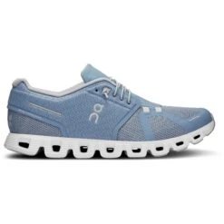 On Running On Cloud 5 Schoenen - Chambray & White -On Running Winkel on cloud 5 men shoe chambray white 2 1531352