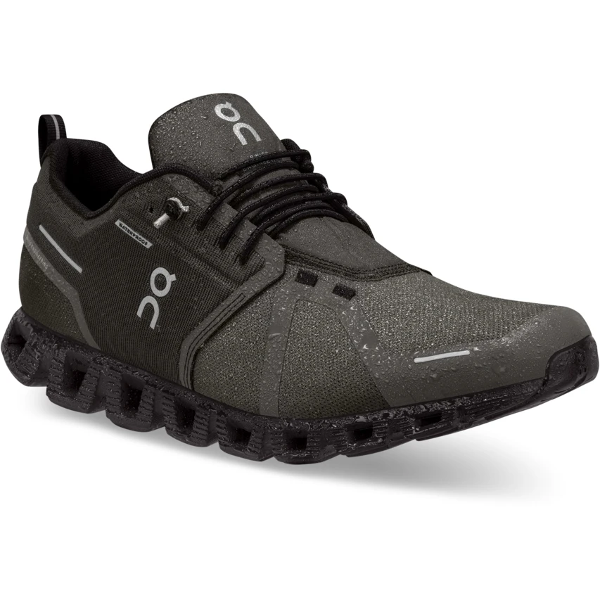 On Running On Cloud 5 Waterproof Heren Schoenen - Olive & Black 5 On Running On Cloud 5 Waterproof Heren Schoenen - Olive & Black - Afbeelding 3