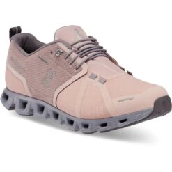 On Running On Cloud 5 Waterproof Damesschoenen - Rose & Fossil -On Running Winkel on cloud 5 waterproof women shoe rose fossil 6 1387711