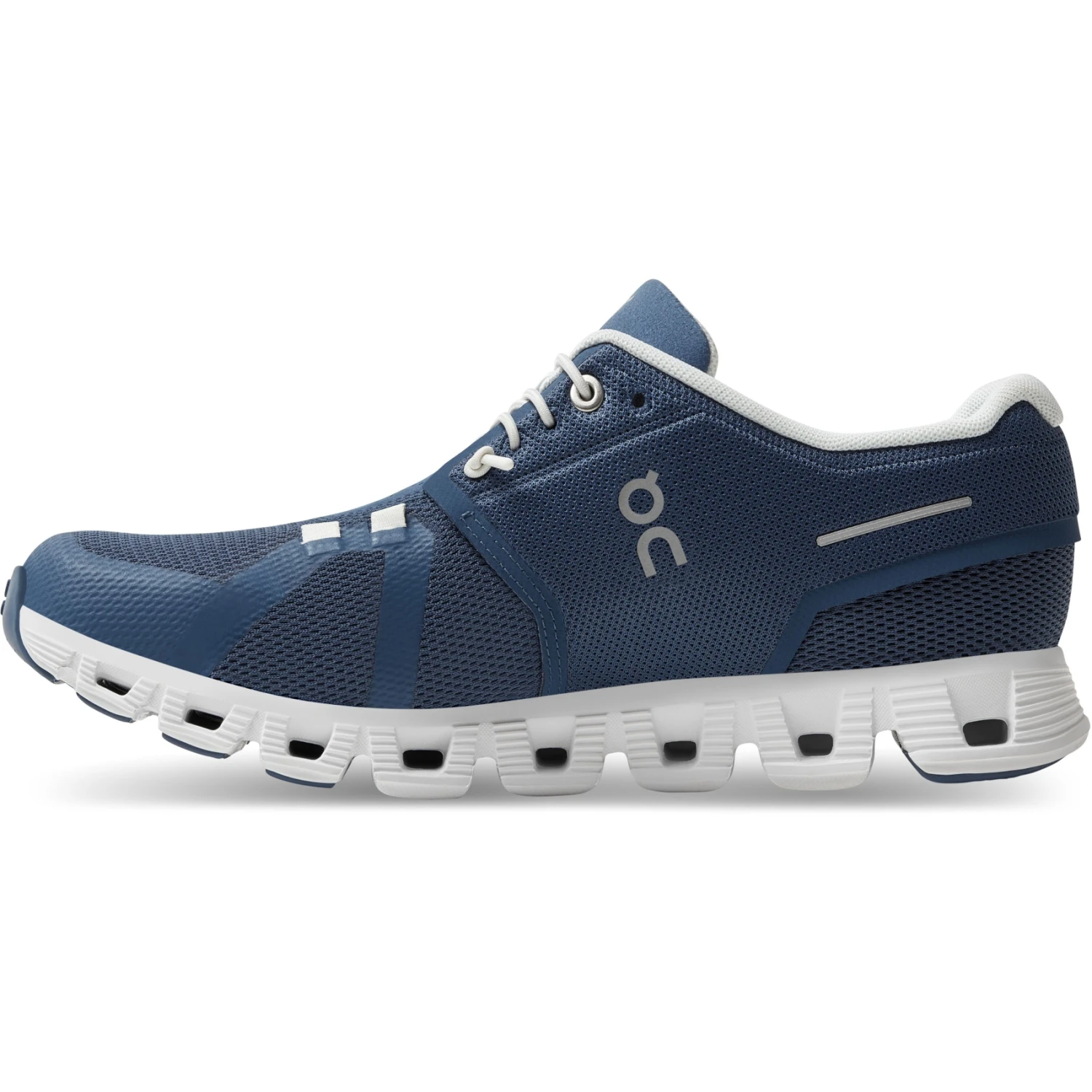 On Running On Cloud 5 Damesschoenen - Denim & White 4 On Running On Cloud 5 Damesschoenen - Denim & White - Afbeelding 2