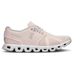 On Running On Cloud 5 Damesschoenen - Shell & White -On Running Winkel on cloud 5 women shoe shell white 2 1531345
