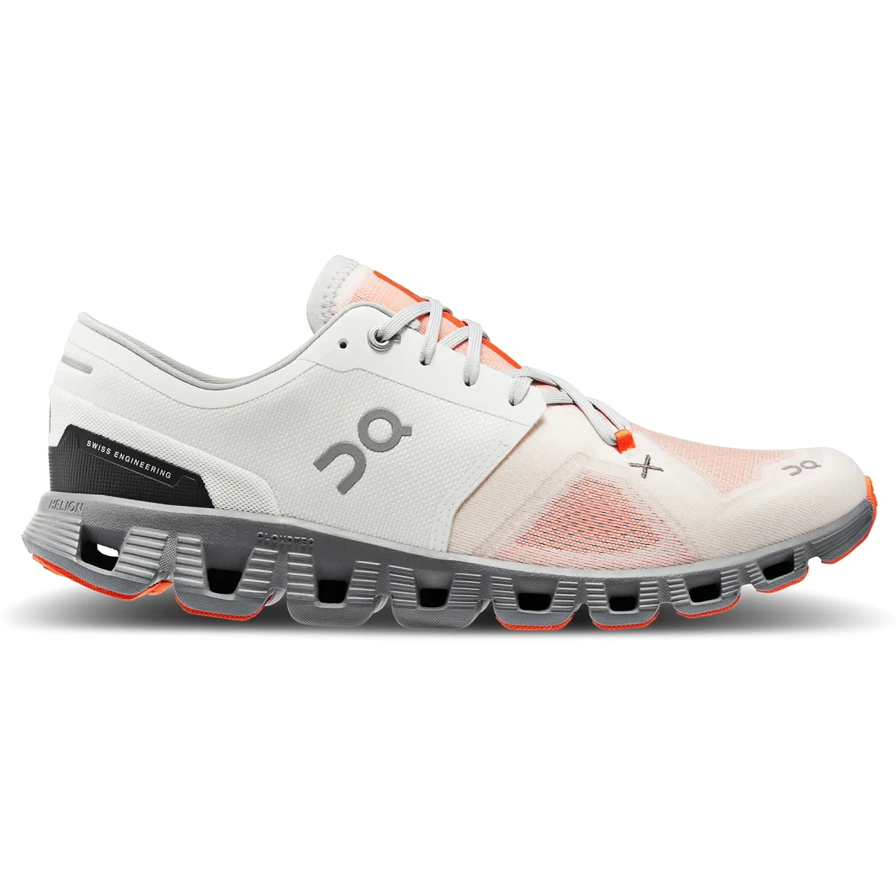 On Running On Cloud X 3 Hardloopschoenen - Ivory & Alloy 4 On Running On Cloud X 3 Hardloopschoenen - Ivory & Alloy - Afbeelding 2