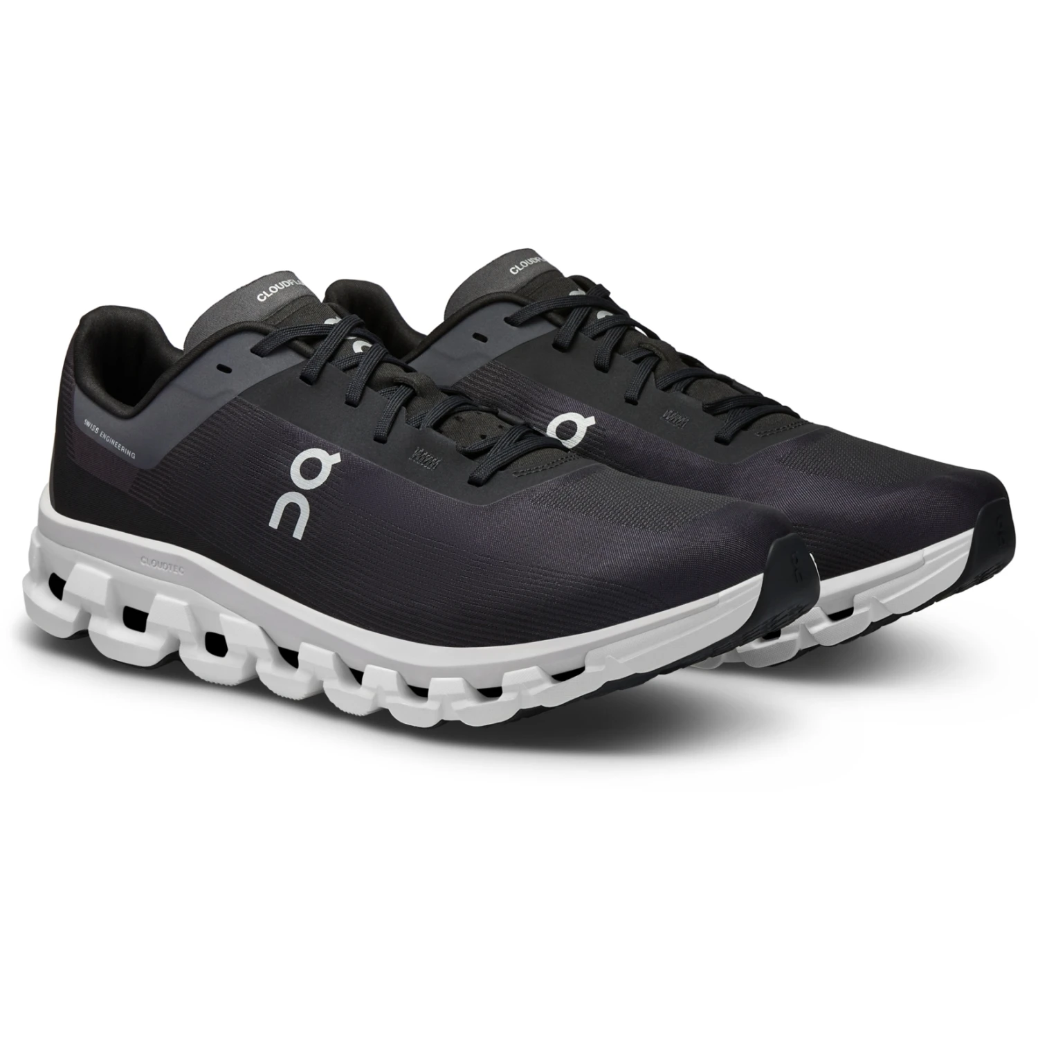 On Running On Cloudflow 4 Heren Hardloopschoenen - Zwart & Wit 3 On Running On Cloudflow 4 Heren Hardloopschoenen - Zwart & Wit