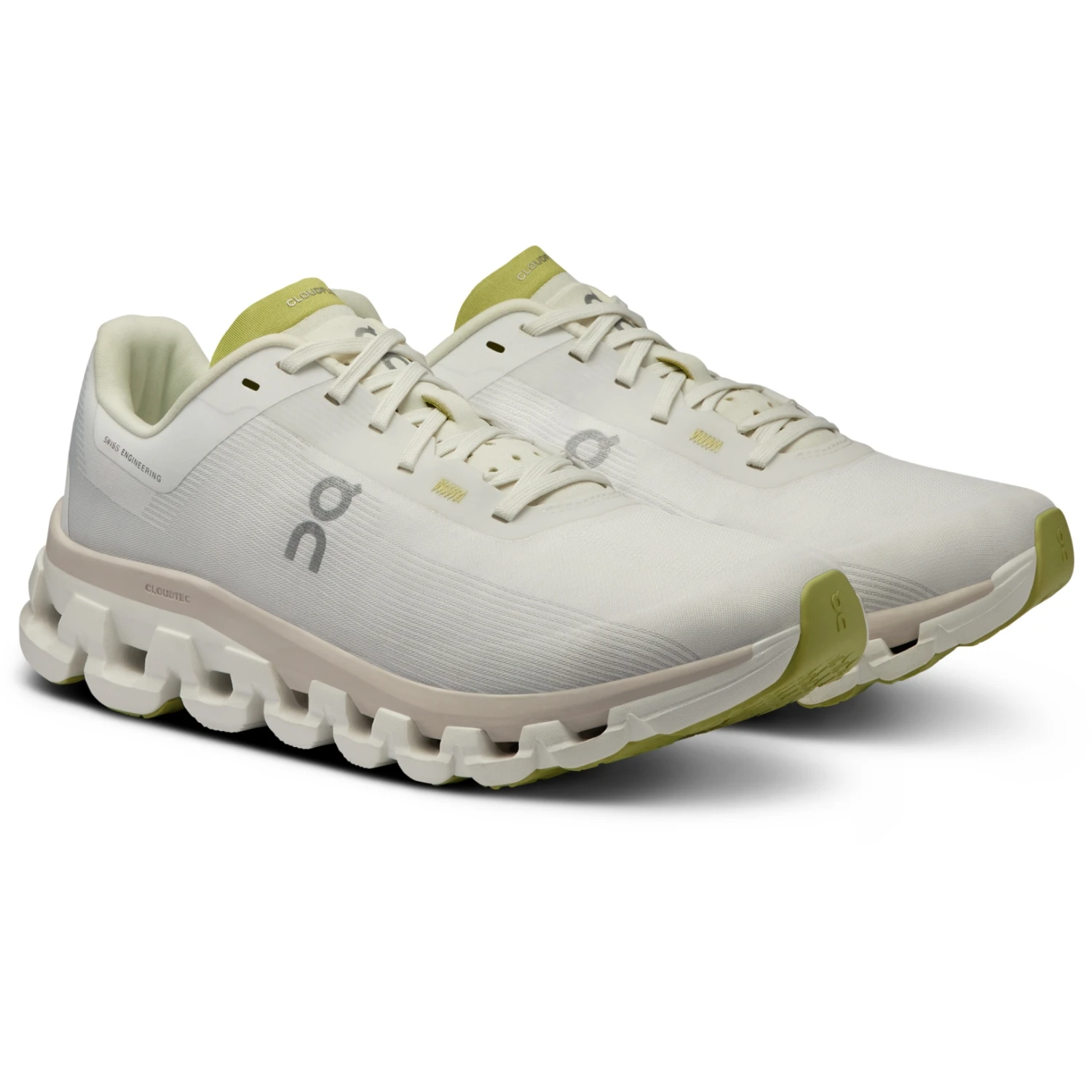 On Running On Cloudflow 4 Dames Hardloopschoenen - White & Sand 3 On Running On Cloudflow 4 Dames Hardloopschoenen - White & Sand