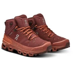 On Running On Cloudrock 2 Waterproof Dames Wandelboots - Beet & Auburn