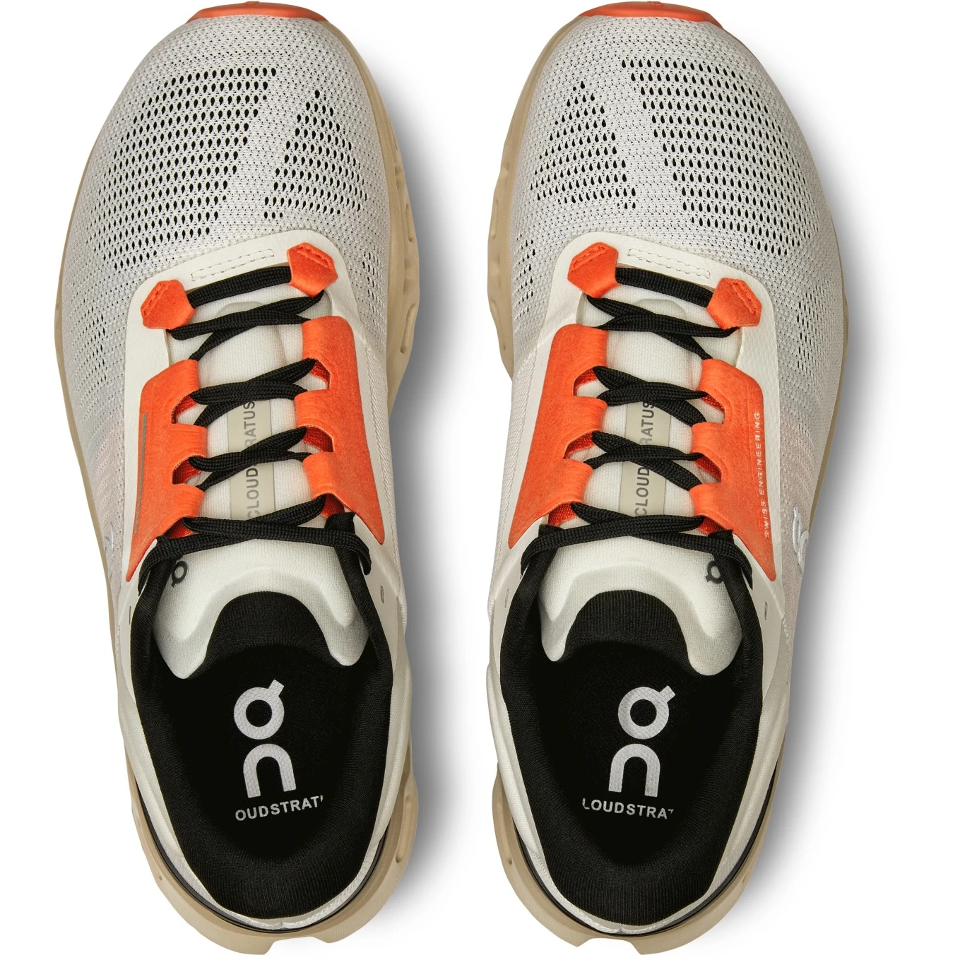 On Running On Cloudstratus 3 Dames Hardloopschoenen - Undyed-White & Sand 8 On Running On Cloudstratus 3 Dames Hardloopschoenen - Undyed-White & Sand - Afbeelding 6