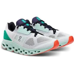 On Running On Cloudstratus Women Running Shoe - Undyed-White & Creek