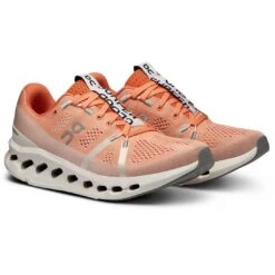 On Running On Cloudsurfer Dames Hardloopschoenen - Flame & White