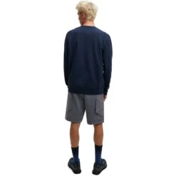 On Running On Crew Neck Sweatshirt - Navy -On Running Winkel on crew neck sweatshirt navy 4 1149989