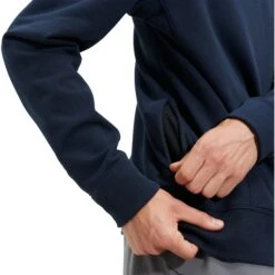 On Running On Crew Neck Sweatshirt - Navy -On Running Winkel on crew neck sweatshirt navy 5 1149991