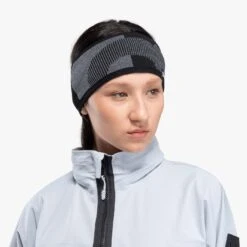 On Running On Explorer Merino Headband - Rock & Black -On Running Winkel on explorer merino headband rock black 2 1336996