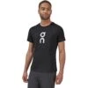 On Running On Graphic-T Heren T-Shirt - Zwart -On Running Winkel on graphic t men t shirt black 1 1423291