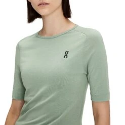 On Running On Merino-T Dames T-Shirt - Moss -On Running Winkel on merino t women moss 4 1426500