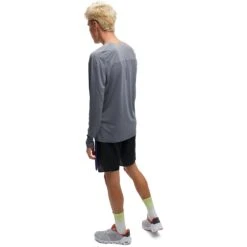 On Running On Performance Long-T Heren Shirt Met Lange Mouwen - Rock -On Running Winkel on performance long t running shirt rock 4 1153371