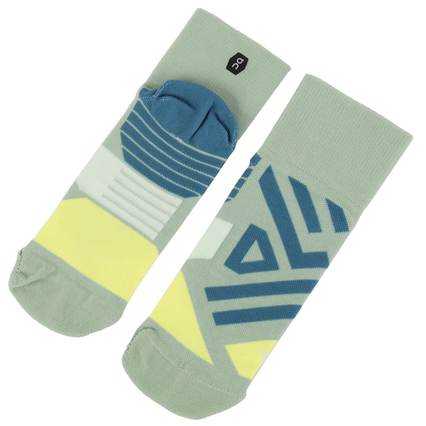 On Running On Performance Mid Heren Hardloopsokken - Zest & Moss 4 On Running On Performance Mid Heren Hardloopsokken - Zest & Moss - Afbeelding 2