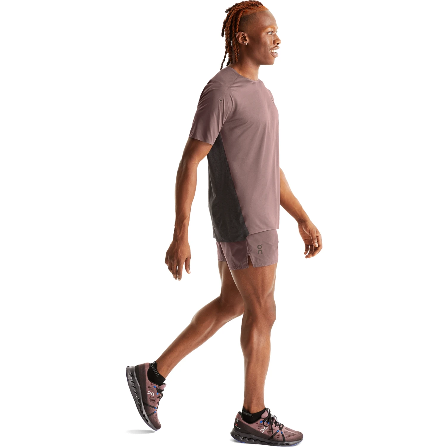 On Running On Performance-T Hardloopshirt - Grape & Zwart 4 On Running On Performance-T Hardloopshirt - Grape & Zwart - Afbeelding 2