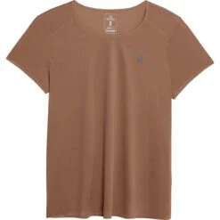 On Running On Performance-T Dames Hardloopshirt - Cocoa & Zwart 15 On Running On Performance-T Dames Hardloopshirt - Cocoa & Zwart -On Running Winkel on performance t women running shirt cocoa black 1 1568878
