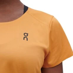 On Running On Performance-T Dames Hardloopshirt - Mango & Black 12 On Running On Performance-T Dames Hardloopshirt - Mango & Black -On Running Winkel on performance t women running shirt mango black 5 1297119