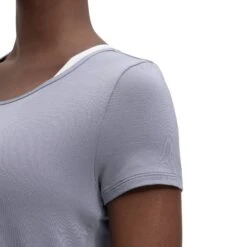 On Running On Active-T Breathe Dames T-Shirt - Granite -On Running Winkel on running active t breathe women running shirt granite 9 1279349 1297976