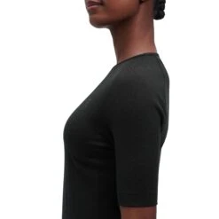 On Running On Merino-T Dames T-Shirt - Black -On Running Winkel on running merino t shirt women black 9 1280792