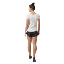 On Running On Performance-T Dames Hardloopshirt - Ice & White -On Running Winkel on running performance t women running shirt ice white 04 858280