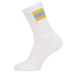 On Running On Tennis Sock - White & Mustard