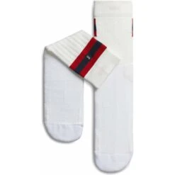 On Running On Tennis Sock - White & Red -On Running Winkel on running tennis sock white red 1 1263258 1