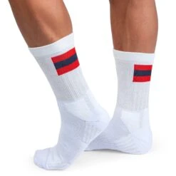 On Running Winkel -On Running Winkel on running tennis sock white red 2 1263259