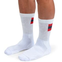 On Running On Tennis Sock - White & Red -On Running Winkel on running tennis sock white red 3 1263260
