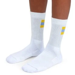 On Running On Tennis Sock Women - White & Mustard 9 On Running On Tennis Sock Women - White & Mustard -On Running Winkel on running tennis sock women white mustard 2 1263277