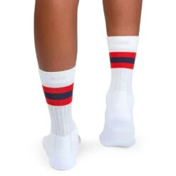 On Running On Tennis Sock Women - White & Red -On Running Winkel on running tennis sock women white red 3 1263286