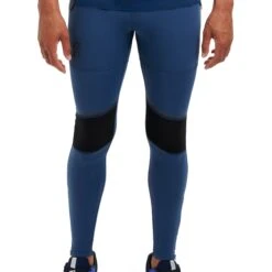 On Running On Tights Long - Denim & Black