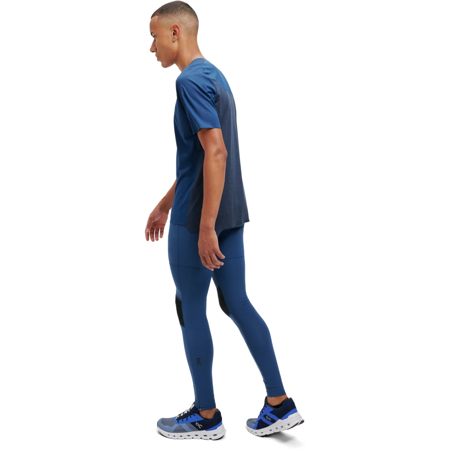 On Running On Tights Long - Denim & Black 4 On Running On Tights Long - Denim & Black - Afbeelding 2