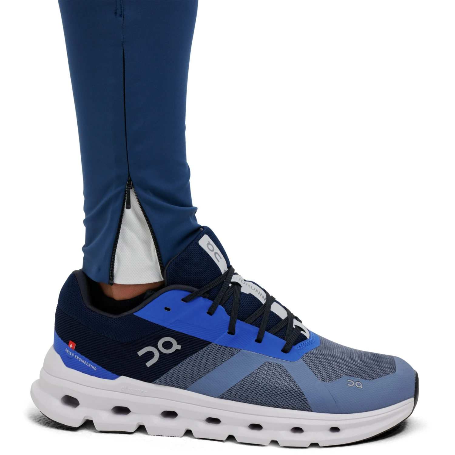 On Running On Tights Long - Denim & Black 10 On Running On Tights Long - Denim & Black - Afbeelding 8