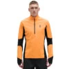 On Running On Trail Breaker Long Sleeve Running Shirt - Mango & Black -On Running Winkel on trail breaker long sleeve running shirt mango black 2 1278758 1416328