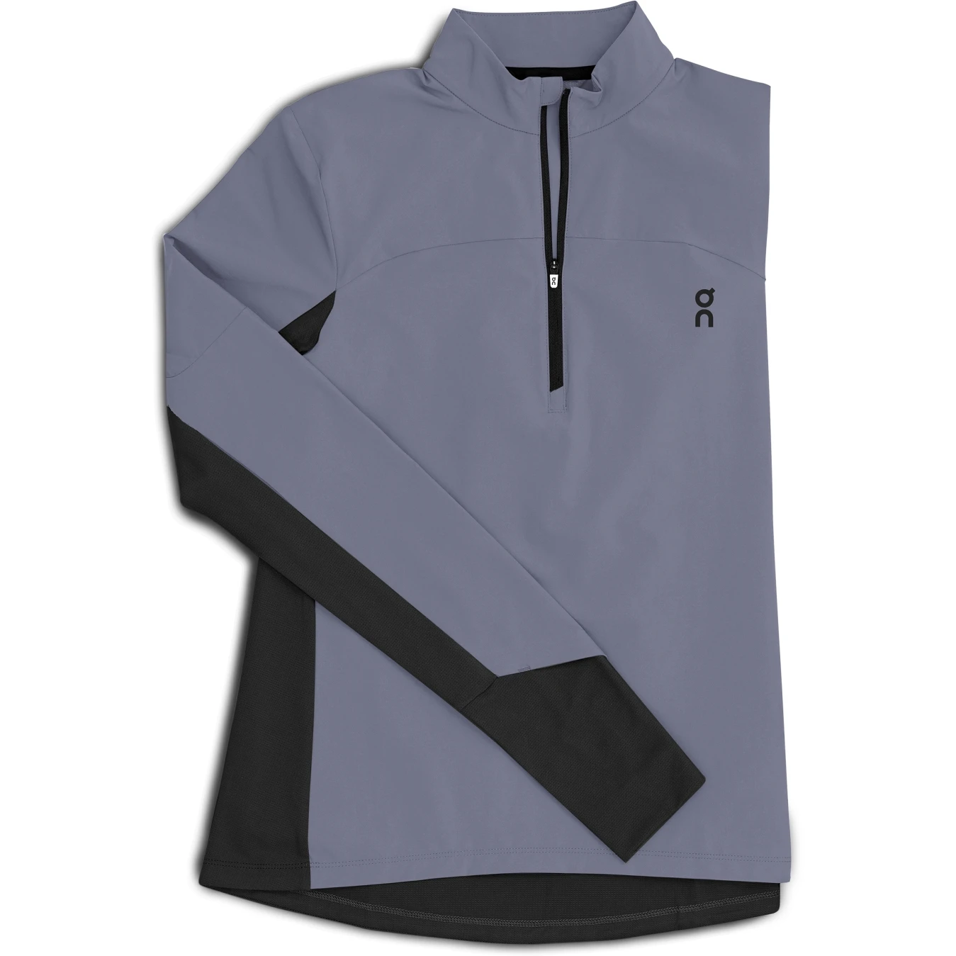 On Running On Trail Breaker Women Long Sleeve Running Shirt - Granite & Black 6 On Running On Trail Breaker Women Long Sleeve Running Shirt - Granite & Black - Afbeelding 4