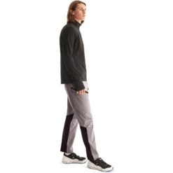 On Running On Trek Pants Herren Outdoor-Broek - Zinc & Black -On Running Winkel on trek pants zinc black 3 1531813
