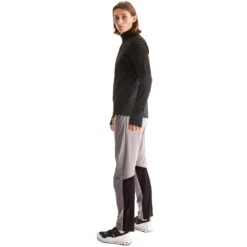 On Running On Trek Pants Herren Outdoor-Broek - Zinc & Black -On Running Winkel on trek pants zinc black 4 1531814