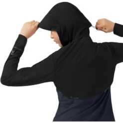 On Running On Weather Dames Hardloopjack - Black & Navy -On Running Winkel on weather jacket women black navy 7 949098