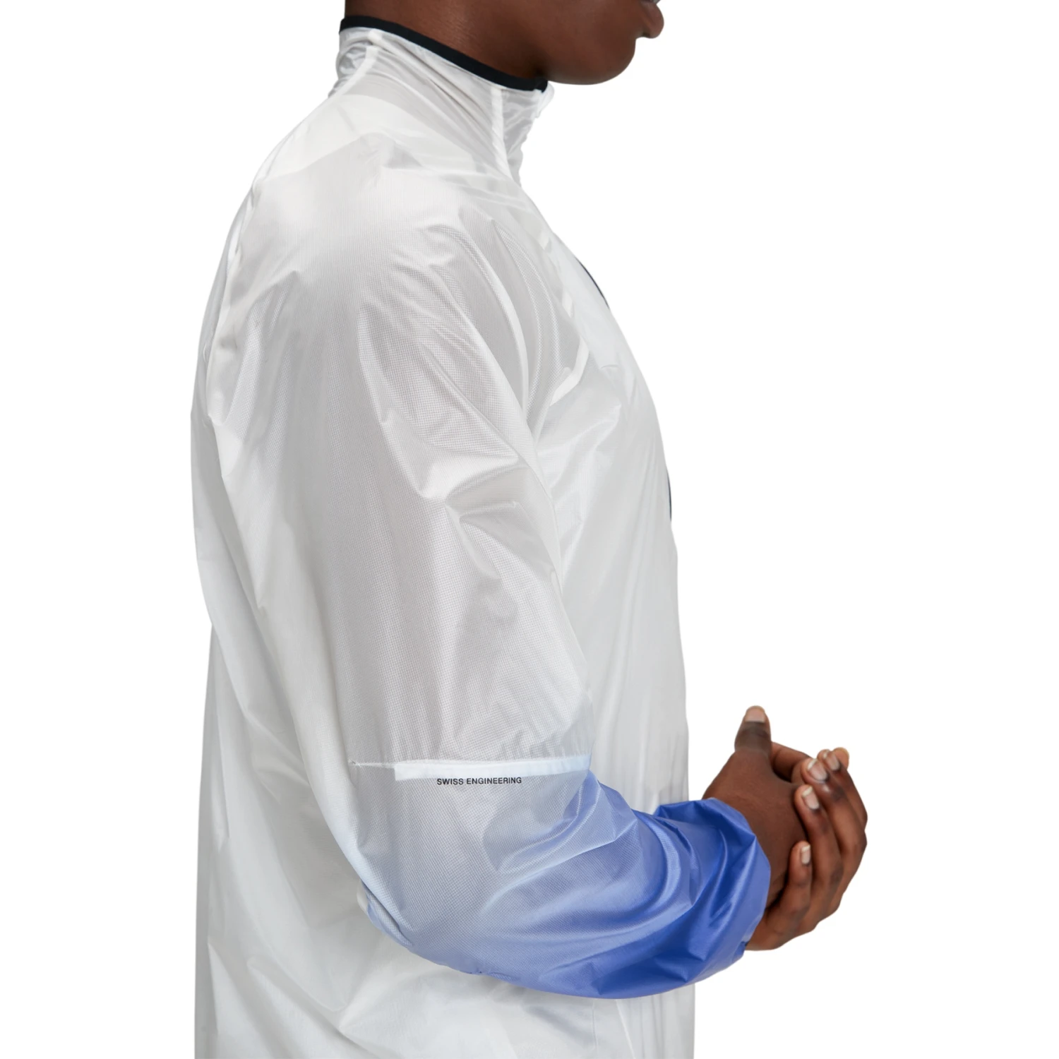 On Running On Zero Jacket Hardloopjack - Undyed-White & Cobalt 10 On Running On Zero Jacket Hardloopjack - Undyed-White & Cobalt - Afbeelding 8